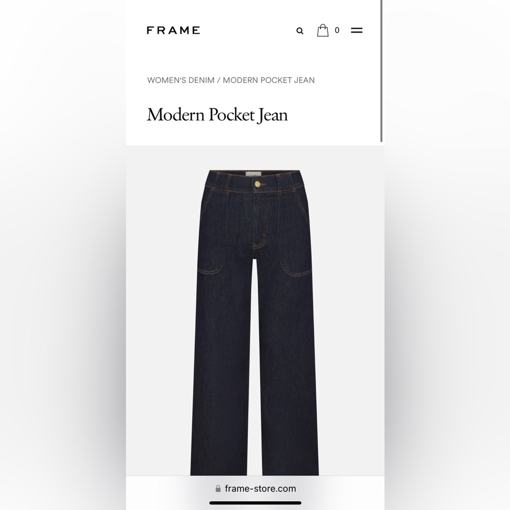 Frame Modern Pocket Jean - Picture 4 of 10